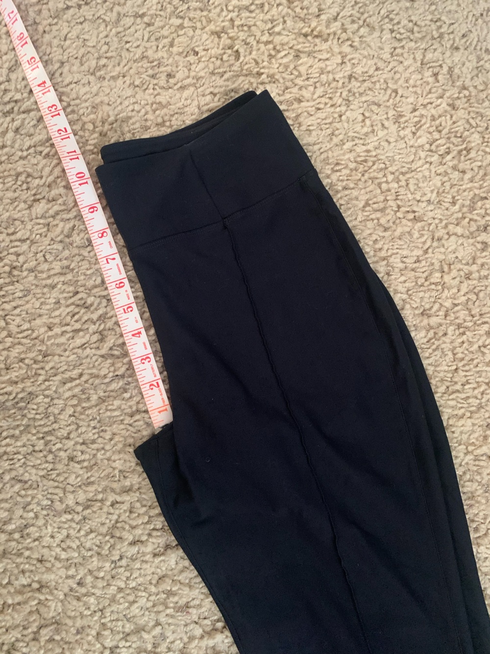 Epoque Evolution black flare pull on pants- size 8 - Picture 6 of 10